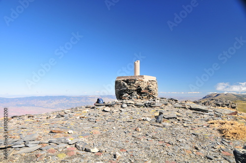 Ascending the highest peak of Almeria's Sierra Nevada, El Chullo (2611 m)