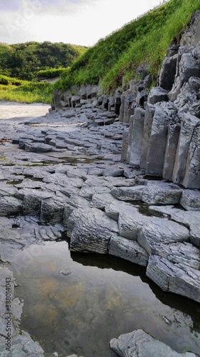 river and rocks (Kuril Islands)