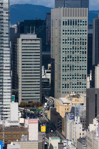 大坂のビル群