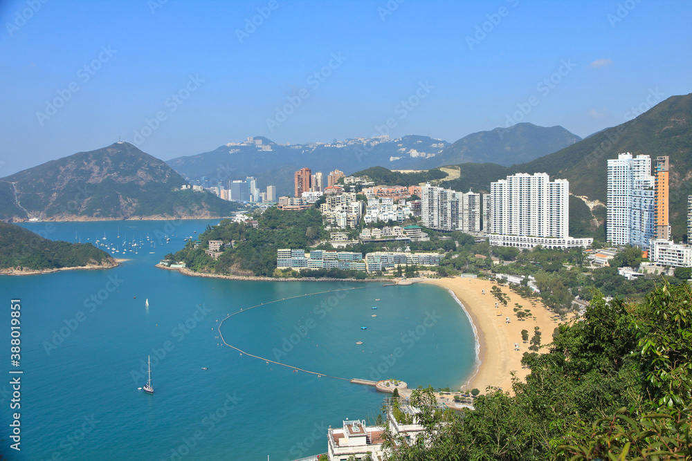 Fototapeta premium Beautiful Scenery of Repulse Bay and Aberdeen in Hong Kong