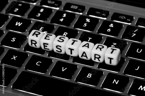 Fototapeta Restart