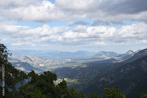 Dramatic mountainscape in the Supramonte  Sardinia Italy