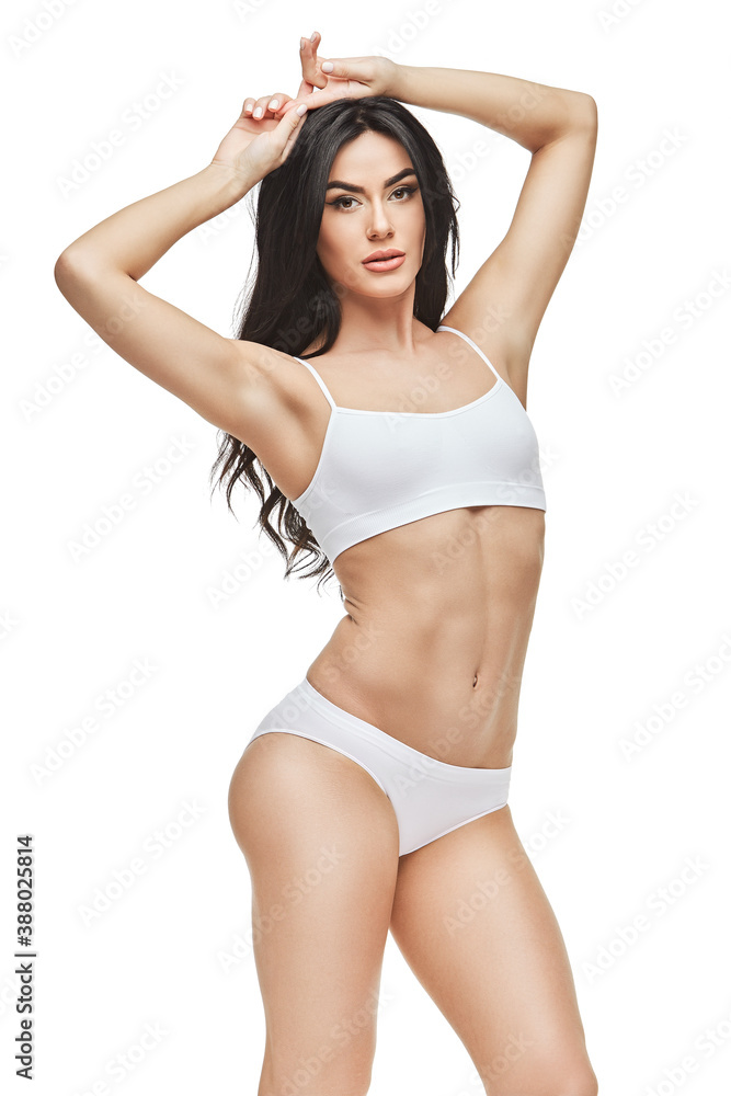 Fitness young woman with a beautiful body Fitness young woman with a beautiful body