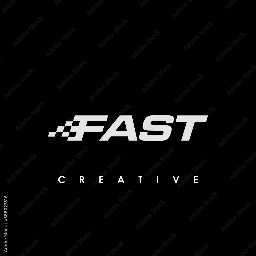 FAST Letter Initial Logo Design Template Vector Illustration	
