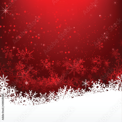 Christmas snowflake and starlight abstract background 001