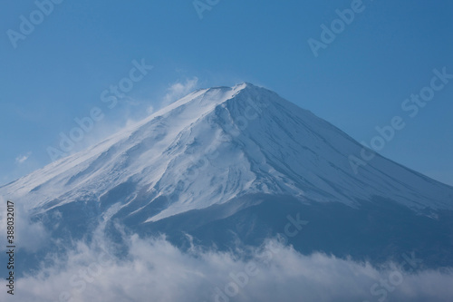 河口湖からの富士山