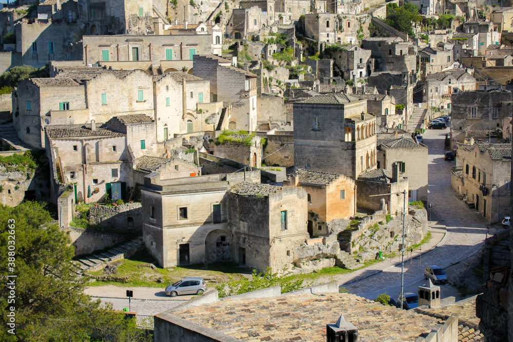 Postcards from Matera, Capital of Culture 2019, Basilicata, Italy..