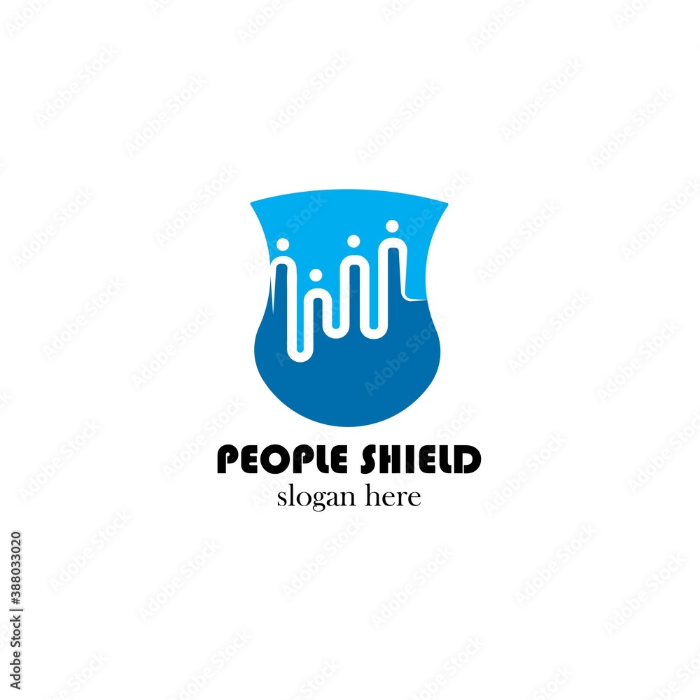 people shield logo template, pulse shield logo design vector illustration
people shield logo template, pulse shield logo design vector illustration