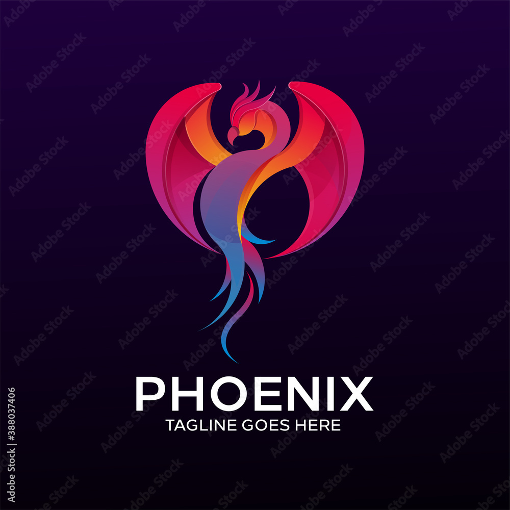 phoenix colorful logo phoenix colorful logo