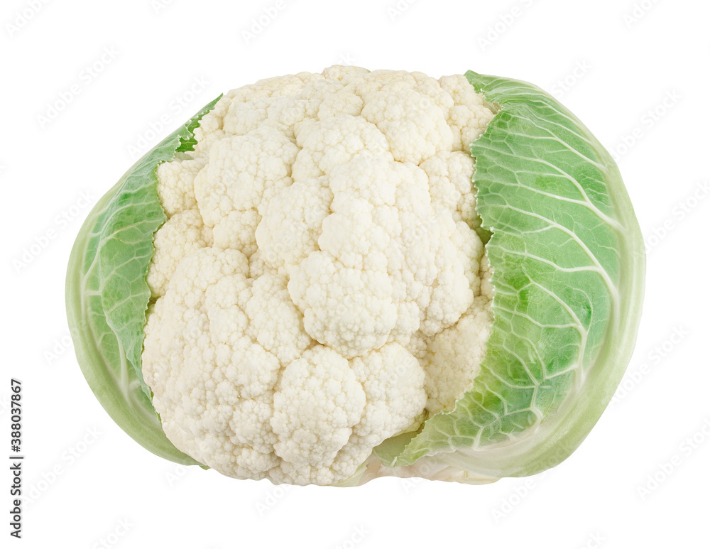 Cauliflower isolated on white background with clipping path Cauliflower isolated on white background with clipping path