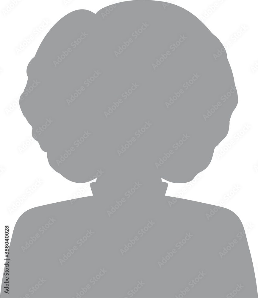 Hand drawn, modern, woman avatar profile icon (or portrait icon). User flat avatar icon, sign, profile female symbol Hand drawn, modern, woman avatar profile icon (or portrait icon). User flat avatar icon, sign, profile female symbol