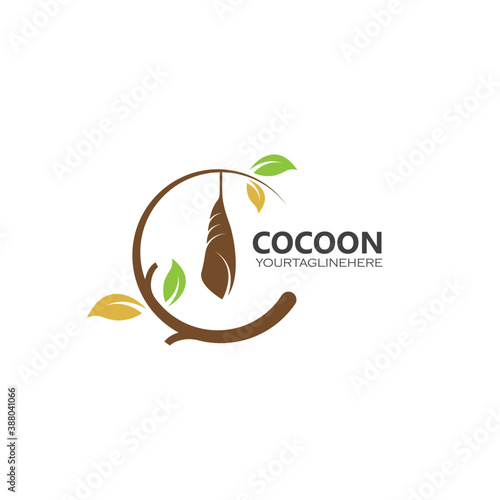 Photography cocoon vector icon illustrtion design