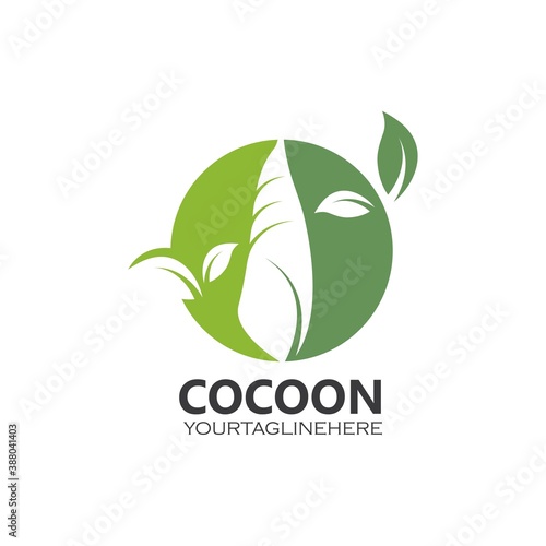 cocoon vector icon illustrtion design