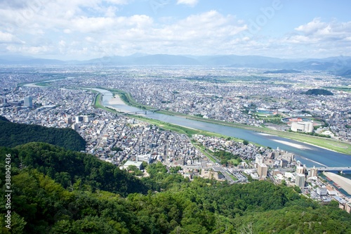 The Nagara river in Gifu.