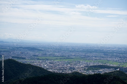 The Gifu city from a mountain. © Takayan