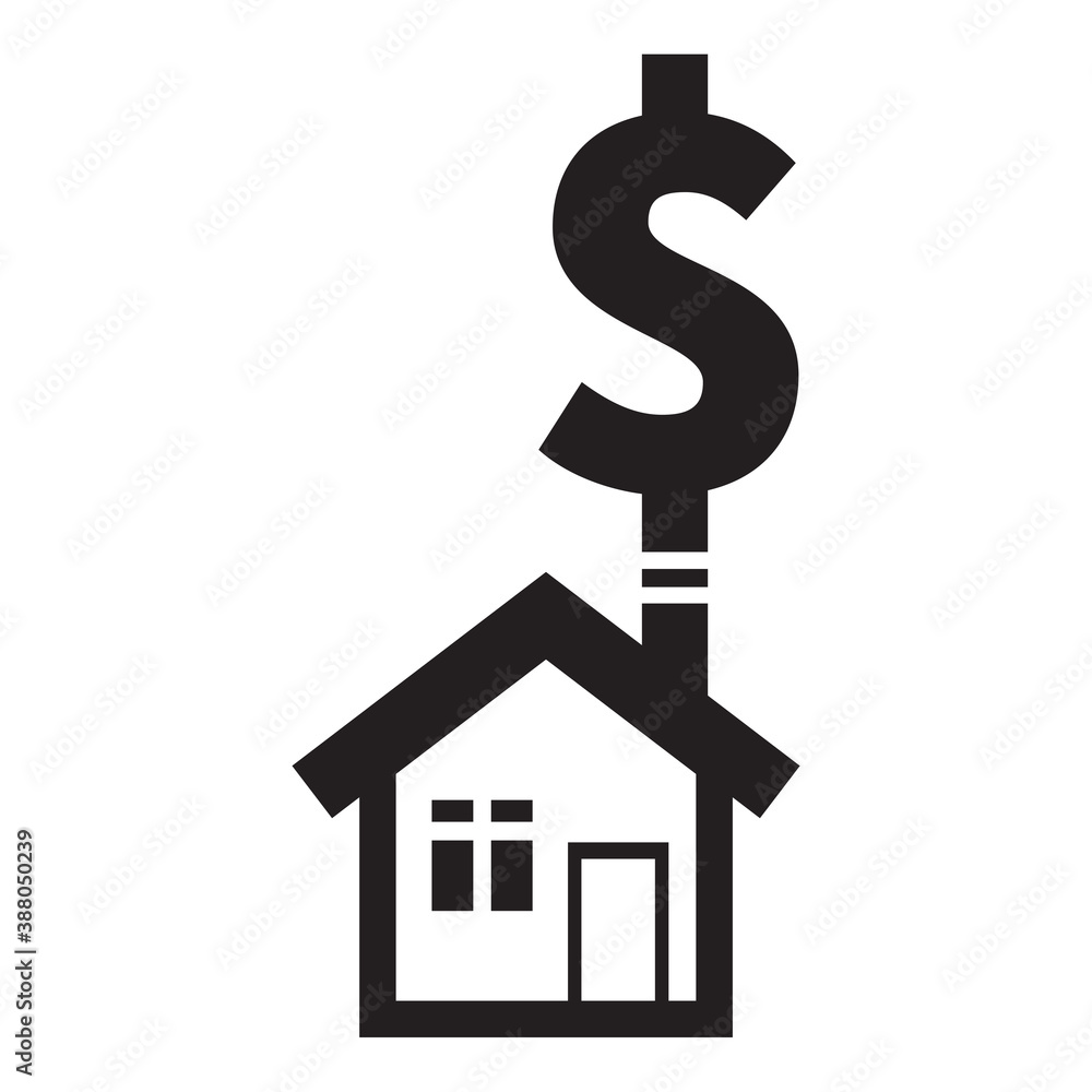 inefficient house management, illustration of high cost of home heating inefficient house management, illustration of high cost of home heating