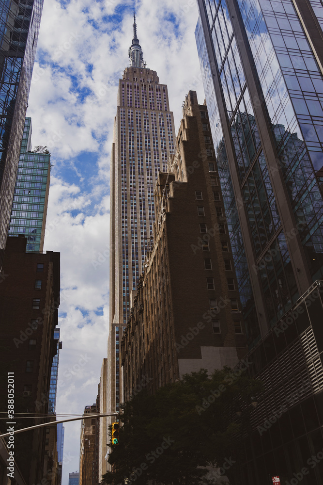 Fototapeta premium Architecture New York City, Street