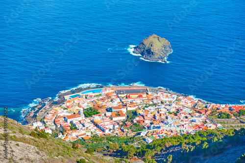 Garachico town by the ocean in Tenerife