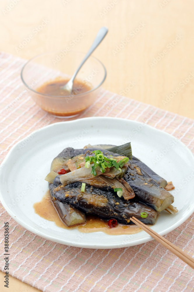 茄子の梅酢炒め 茄子の梅酢炒め
