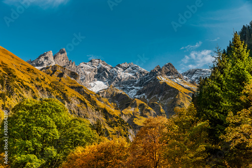 Herbststimmung in den Allgäuer Alpen bei Oberstdorf