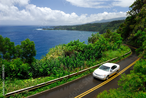 The road to Hana in Maui at Kaumahina State Wayside Park Hawaii photo