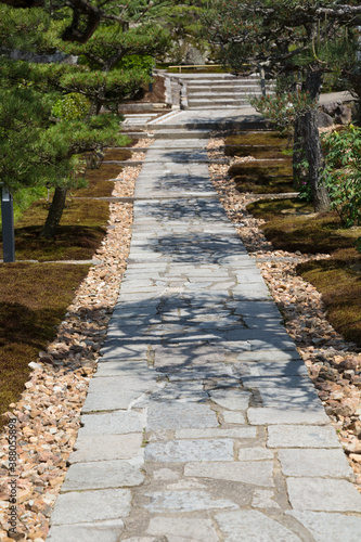 圓光寺参道の石畳