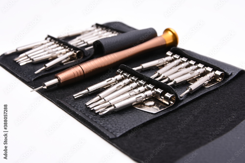 Screwdriver set of many elements Screwdriver set of many elements