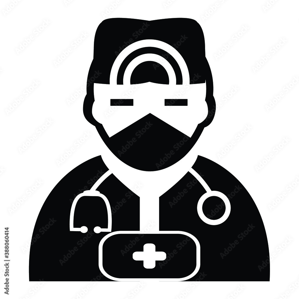 Doctor icon vector graphic design Doctor icon vector graphic design