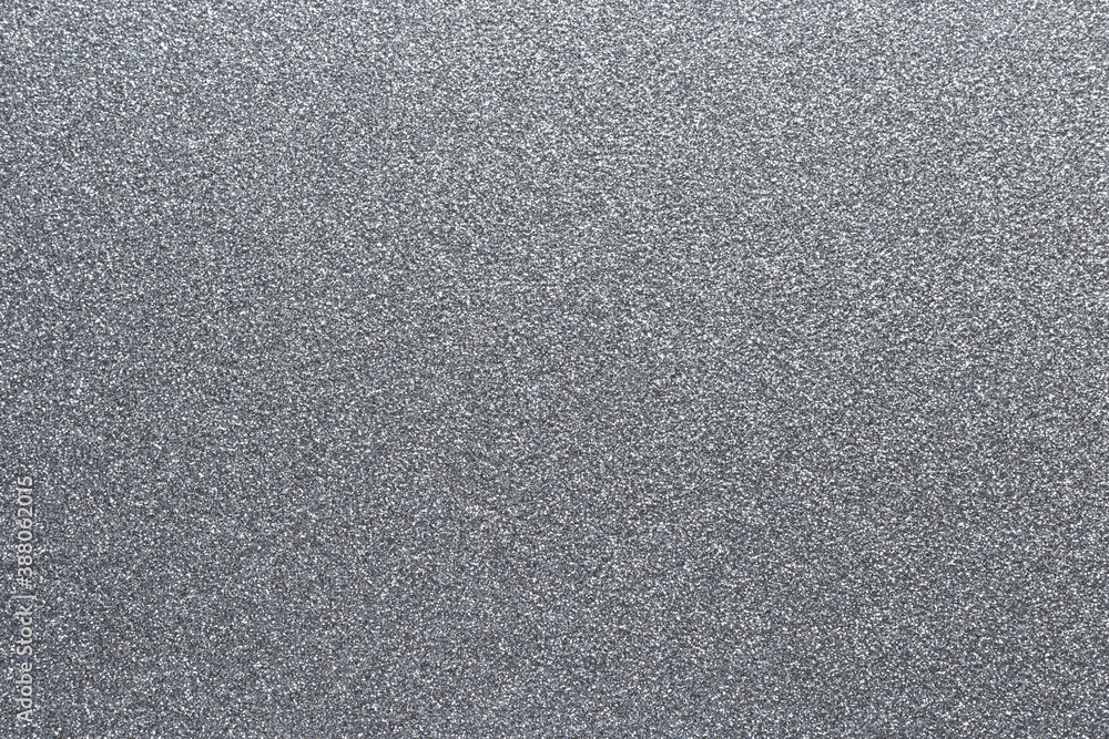 Fototapeta premium Silver glitter bokeh background. Sparkling texture. Perfect for backdrop for your design. Copy space.