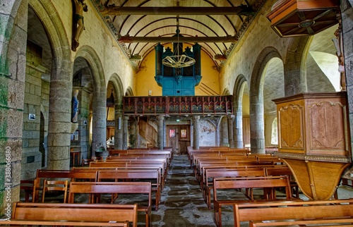 Eglise Saint-Goulven  Goulven  Finist  re  Bretagne  France 