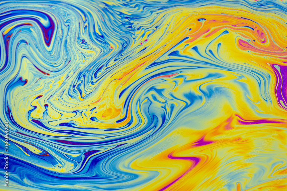 Psychedelic multicolored patterns background. Photo macro shot of soap bubbles Psychedelic multicolored patterns background. Photo macro shot of soap bubbles