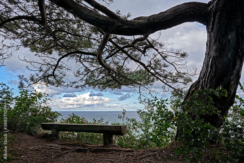 Insel Rügen.Meerblick vom Rügener Insel Rügen.Meerblick vom Rügener