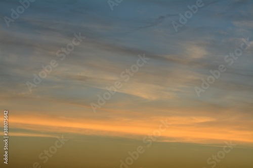 Céu final de tarde