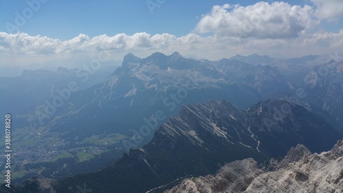 Italia Dolomity Góry Montagnes Clouds Chmury