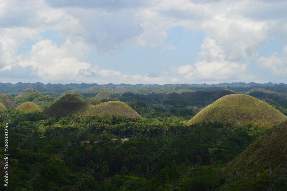 Hiking on the Taal Volcano island and on the Chocolate Hills of Bohol in the Philippines
