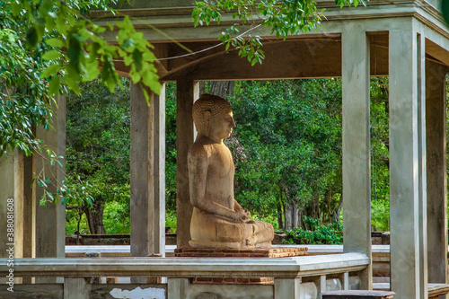 The Samadhi Statue is a statue situated at Mahamevnawa Park in Anuradhapura, Sri Lanka photo