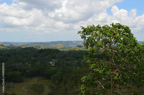 Hiking on the Taal Volcano island and on the Chocolate Hills of Bohol in the Philippines photo