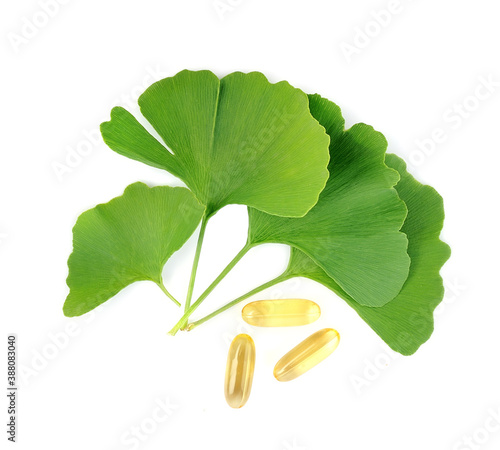 Ginkgo biloba with vitamin pille photo