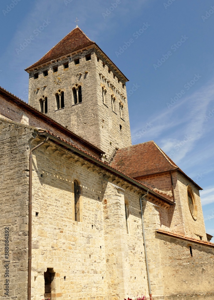 Le clocher de l’église Saint-André de Sauveterre-de-Béarn