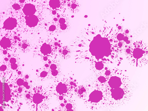 dark pink crimson splatter spots on white background pastel abstract pattern background
