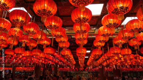 Happy chinese new year celebration at Wat Mangkon Kamalawat Thailand 26-01-2020