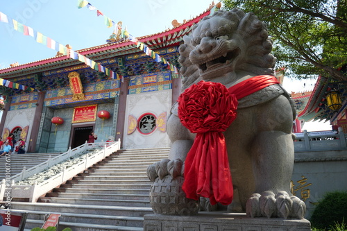 Happy chinese new year celebration at Wat Mangkon Kamalawat Thailand 26-01-2020