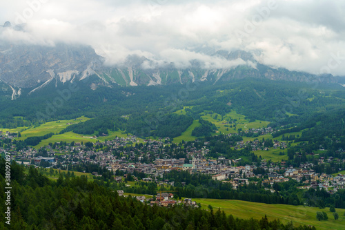 View of Cortina d Ampezzo, Dolomites, Italy © Claudio Colombo