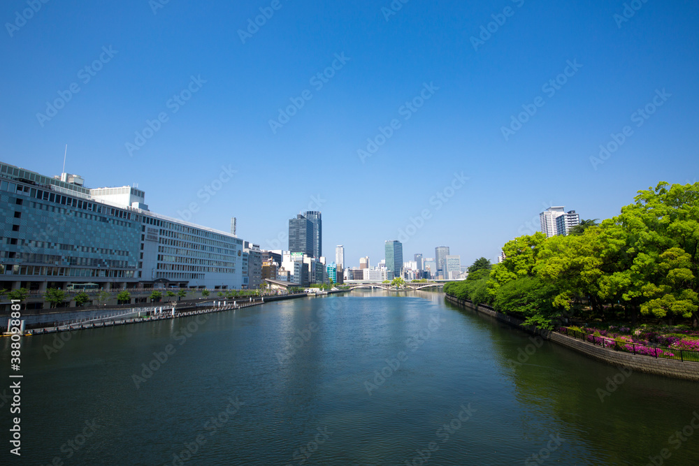 大阪天満の都市風景