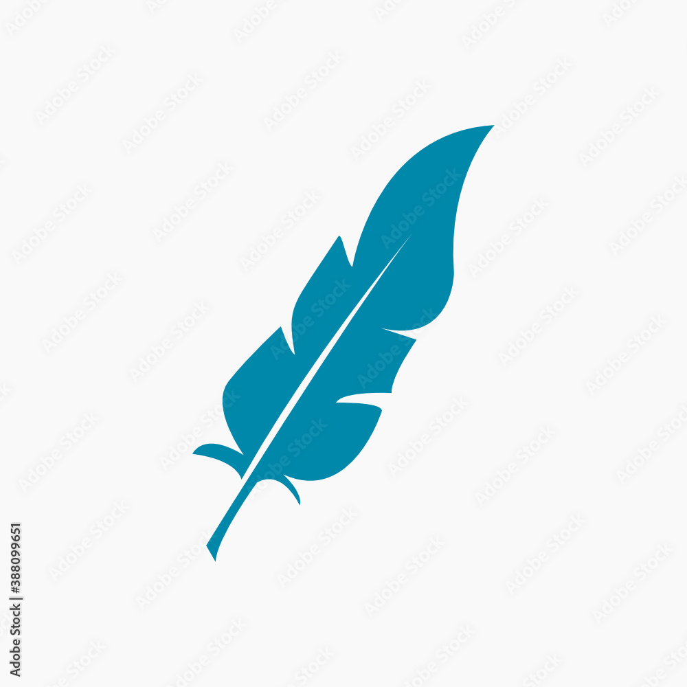 feather simple illustration vector clip art feather simple illustration vector clip art