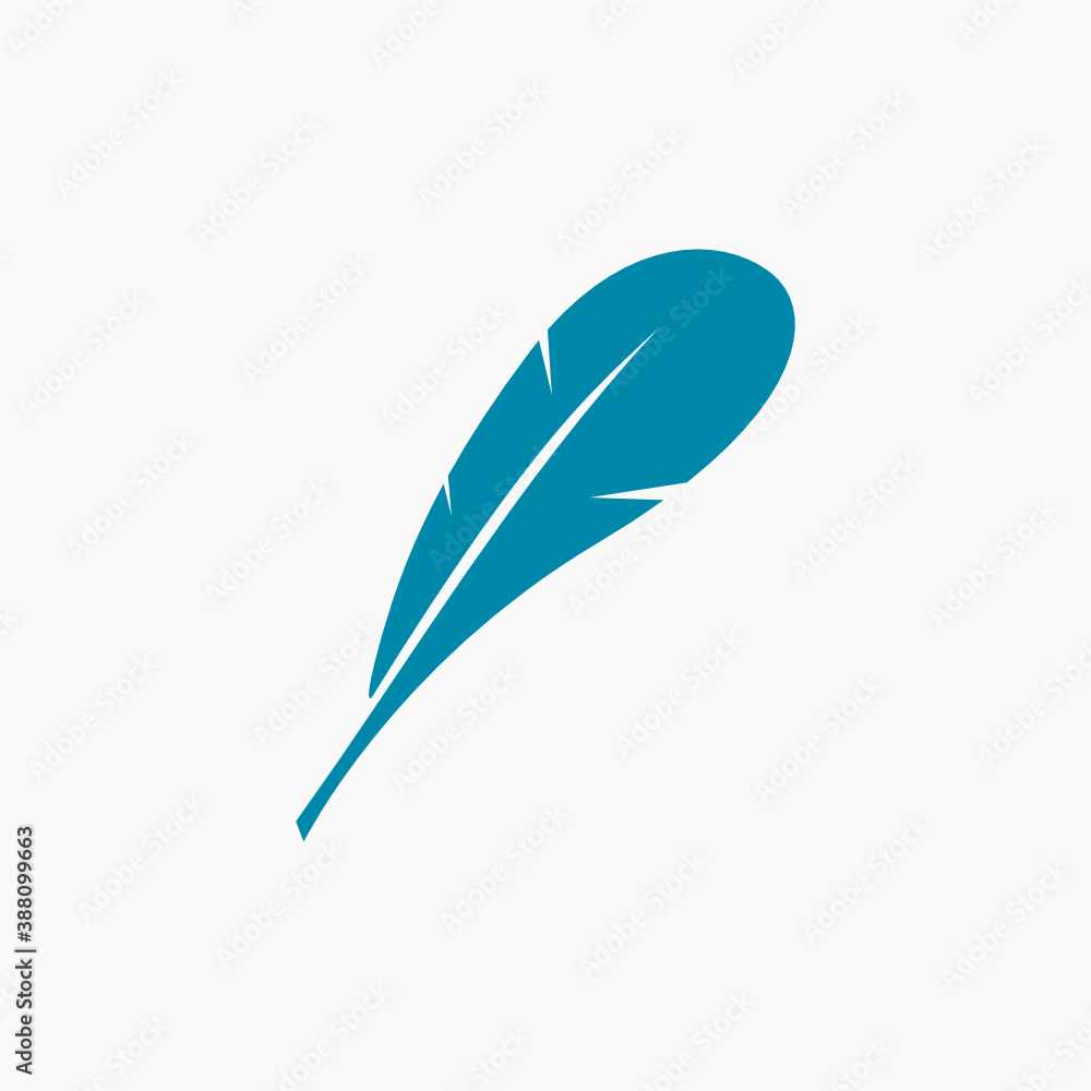 feather simple illustration vector clip art feather simple illustration vector clip art