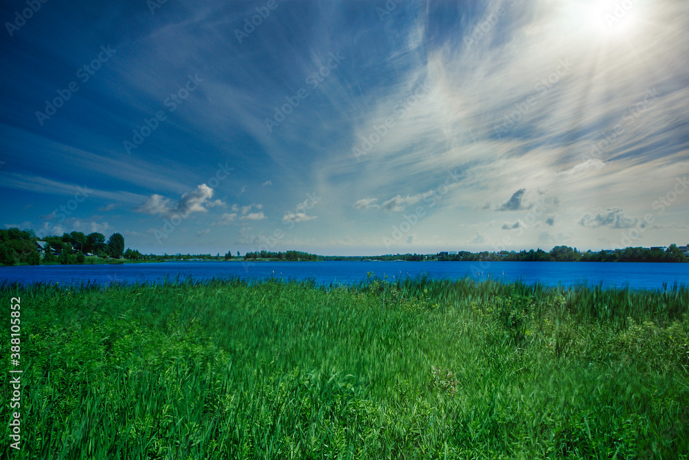 View of the Osisko lake in Rouyn-Noranda, Canada View of the Osisko lake in Rouyn-Noranda, Canada