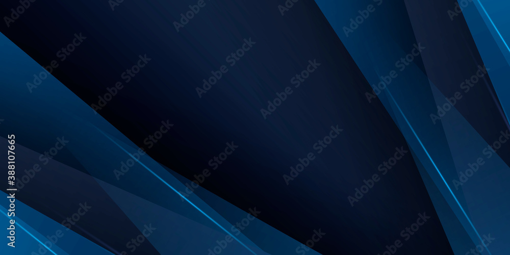 Modern blue abstract presentation background with 3D layer and lights Modern blue abstract presentation background with 3D layer and lights
