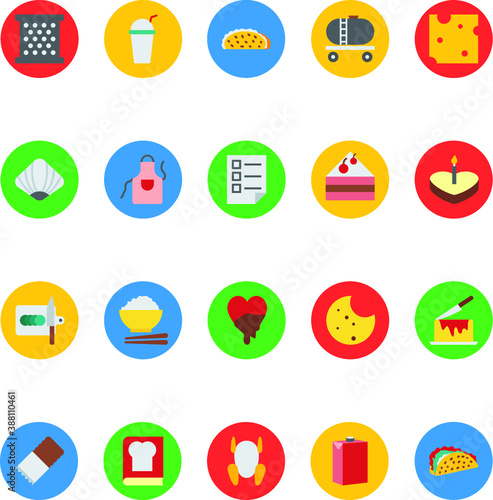 
Food Vector Icons 
