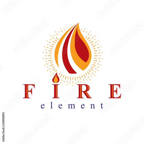 The power of burning flame,...